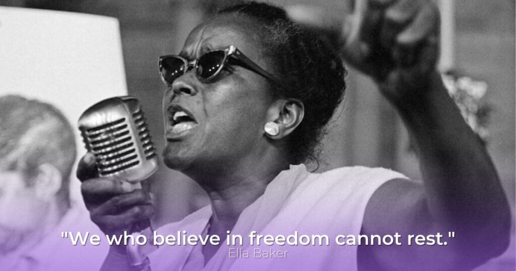 We who believe in freedom cannot rest. - Ella Baker